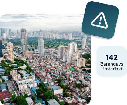 142 barangays protected